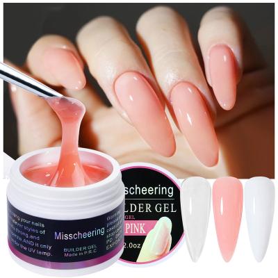 China Poly Nail Gel OEM/ODM 60ml Quick Building Acrylic Gel For Nail Extension Painless Camouflage Nail UV Gel Poly Soak Off Gel Nail Polish for sale