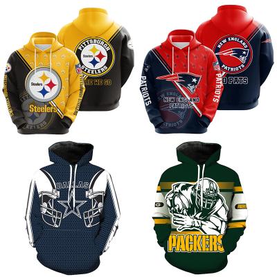 China 2021 Wholesale Cheap Mens American Football Hoodies Breathable Cowboy Eagler Packer Autumn Sweatshirts Print S-5XL for sale