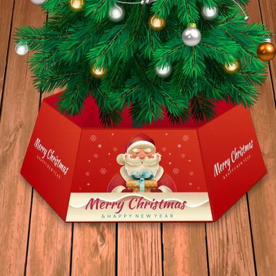 China Christmast Ornament 2021 New Christmas Scene Atmosphere Surrounding Layout Christmas Decorations Christmas Tree Skirt Christmas Tree Decorations for sale