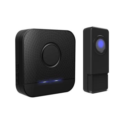 China Modern Wireless Electric Blue Light Wireless Door Chime Doorbell Indicator System Hotel Door Chime Door Knock Jingle Door Bells Modern Wireless Electric Blue Entryway for sale