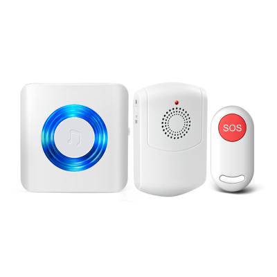 China Modern Social Worker Wireless Beeper Care Products SOS Emergency Call Bell Elderly Personal Medical Vigilant Alarm System for sale