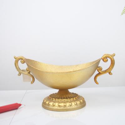 China Contemporary retro home decoration layout flower pot arch flower pot with handle. for sale