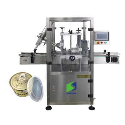 China Full Automatic Ice Cream Press Food Capping Machine For Jar Paper Crown Machine Bottle Capper Capper for sale