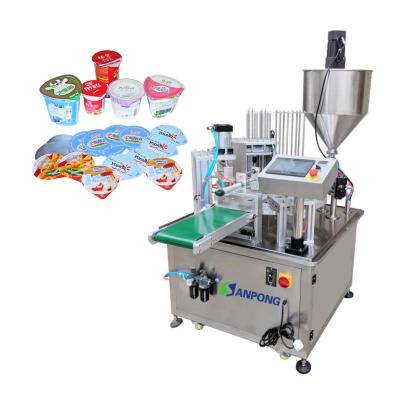 China Automatic Food Cup Sealer Yogurt Cups Cup Sealing Machine for sale