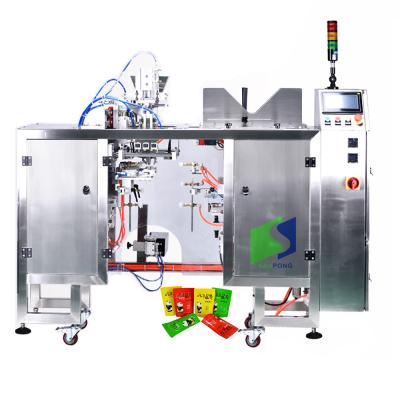 China Food Sanpong Doypack Premade Stand Pouch Filling Packing Machine for sale