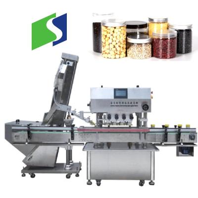 China High Speed ​​Stainless Steel Food Pharmaceutical Bottle Spindle Linear Capping Machine for sale