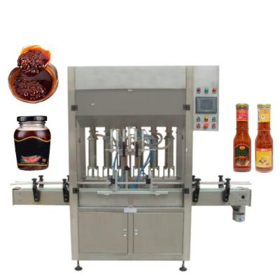 China Automatic Food Honey Filling Capping Labeling Production Line for sale