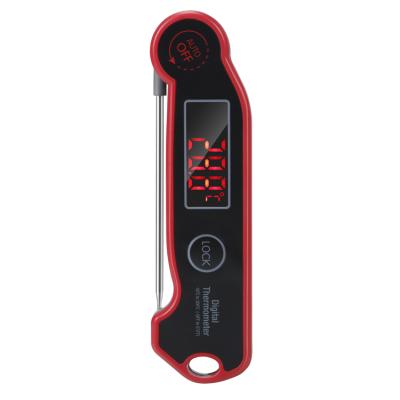 China Eco-friendly Latest Design Kitchen Cooking Waterproof Long Probe Folding Meat Food Thermometer for sale