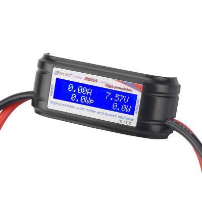 China Standard Power Analyzer High Accuracy HTRC 200A Multi Battery Meter For Measuring Power (W) Watt (V) Current (A) Voltage Charge (Ah) Energy (Wh) for sale