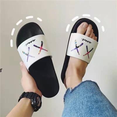 China CUSHIONING Famous Brand Design Slippers Men Slippers Sandals for Women PVC Indoor and Outdoor Kids Antiskid Slides Flat Heel Slippers for sale