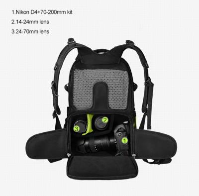 China Outdoor Travel Photography Customized Camera Backpack Nylon Professional Dslr Bags Outdoor Tactical Travel for sale