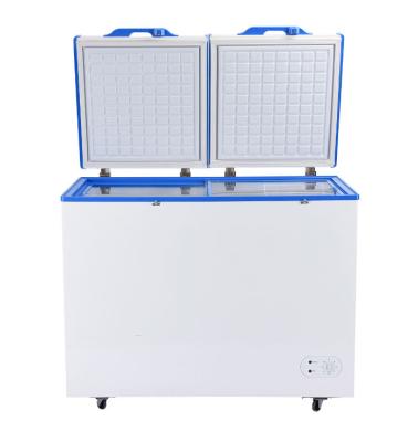 China 12V/24V DC BD/Because-268 Liters Freezer Outdoor Solar Chest Freezer Solar Battery Powered Home for sale