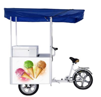 China food & Beverage factory BD/Because-208 ice cream tricycle with solar freezer can sell ice cream popsicle frozen food for sale