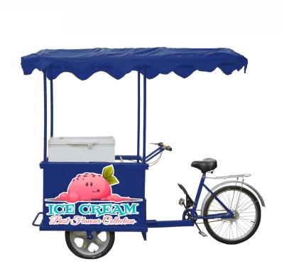 China 7.3cu.ft Solar Fish Freezer Frozen Seafood Ice Cream Stand Pedicab for sale