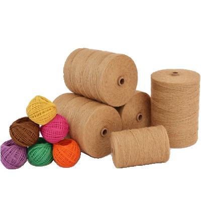 China Hot Selling Natural / Multicolor DIY Hemp Wrapping Rope Opens Accessories Jute Rope for sale