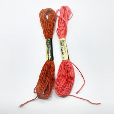 China Hot-selling high quality 8 color low shrinkage polyester safety embroidery thread for sale