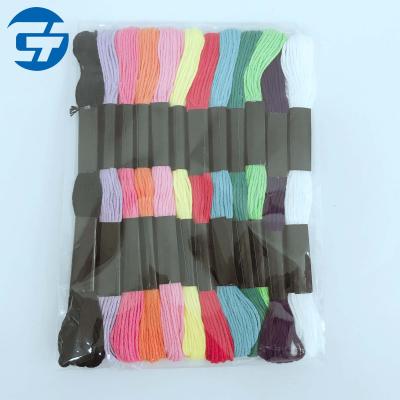 China Best Cheap Viable Selling Cotton Cross Stitch Embroidery Floss Floss Sewing Thread Direct Selling for sale