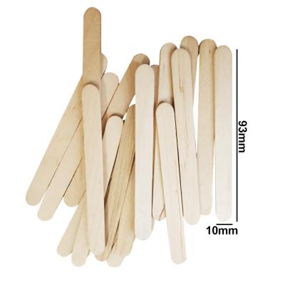 China Disposable 50/100/150 Pcs/Set Wooden Ice Cream Sticks Popsicle Sticks Natural Wooden Pop Popsicle Craft Stick Wooden Popsicle Accessories for sale