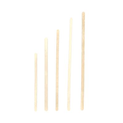 China Disposable biodegradable hot stamp logo hot stamp coffee wood stirrers for sale