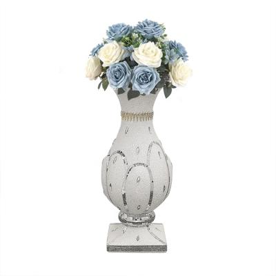 China Worldwide Luxury Resin Flower Vase Modern China Art Deco Vases For Home Decor for sale