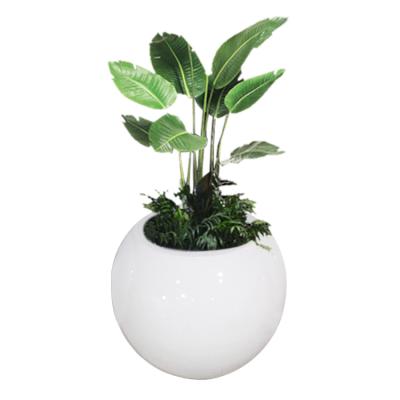 China CLASSIC Luxury Custom Made Fiberglass Large Modern Floor Vases Decoration For Home Decor for sale