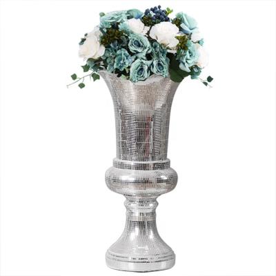 China Modern Original Manufacturer Wholesale Popular Decorative Mosaic Vase Glass Flower Pot for sale