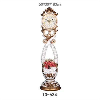 China Retro Style Antique European Vintage Classic Quartz Movement Silent Non Ticking Clock With Battery Operated for sale