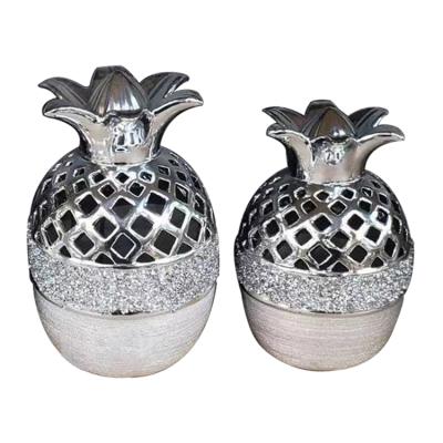 China Modern Modern Pineapple Supply Ware Ceramic Craft Ornaments Home Decoration for sale