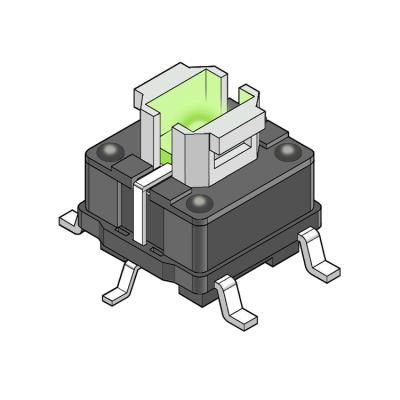 China New listing goods illuminated tactile tact switch with led smd TLED-004-M for sale