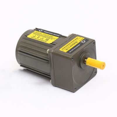 China 6W LOW RPM HF-MOTOR Drip Proof 4 Speed ​​AC Reversible Motor 4 Poles With Gearbox Ratio 100:1 for sale