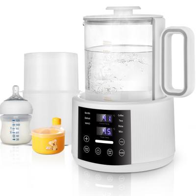 China Precise Temperature Control 9 in1 BPA Free Fast Heating Electric Water Heater Sterilizer Baby Bottle Warmer Infant Formula Kettle for sale