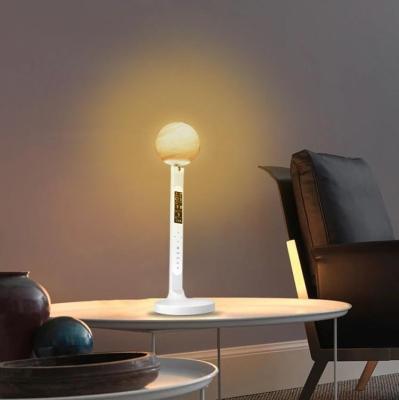 China LCD display control/multi-angle adjustable superior remote control Long battery life No blue light damage speaker projector decoration sphere home table lamp for sale