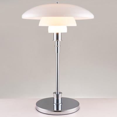 China Press dimmable Danish design Nordic art  glass 46cm table lamp restaurant minimalist living room bedroom study bedside  table lamp for sale