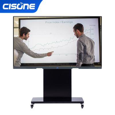 China Education.Training.Office CISONE All In One HD 86 Inch Infrared LED Display Panel Smart Whiteboard LCD Interactive Touch Screen For Conference Use for sale