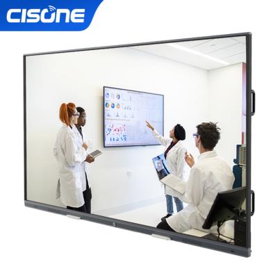 China Education.Training.Office HD Android All In One Smart Classroom White Panel Touch Screen LED LCD Interactive Flat Panel Display For Education for sale