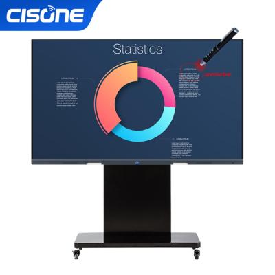 China Education.Training.Office CISONE 86 Inch Floor Standing Touch Screen All In One PC School Smart Interactive Whiteboard For Education for sale