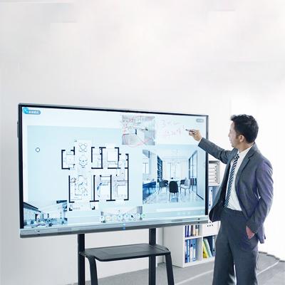 China Business. Education.Training.Office. Security LT 65 Inch Smart Interactive Flat Panel Android 11.0 Win 10 Capacitive Touch Screen i5 Whiteboard Multi-touch Boards for sale