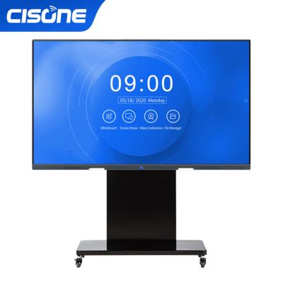 China Education.Training.Office CISONE 86 Inch LCD Monitor 4K Smart Flat Panel Video Conferencing Touch Screen Education Board Interactive Whiteboard for sale