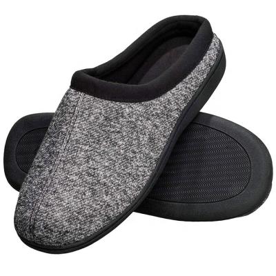 China Narrow Toe Mens Brand Memory Foam Clog Indoor And Outdoor Slipper Shoe Cool Winter 2018 for sale