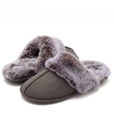 China 2018 High Quality Winter Foam Fashion Indoor Slippers Narrow Toe Fluffy Ladies Foam Slipper for sale