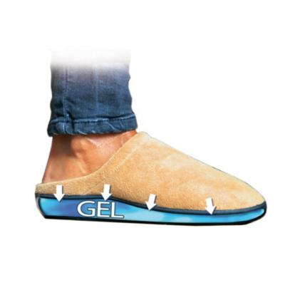 China Cushioning Comfort Relax Anti-fatigue As See On TV Cold Gel Insole Slipper for sale