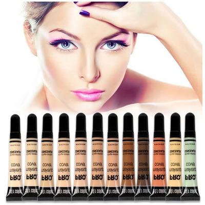 China 12-color Tube Concealer Pencil Concealer Repairing Makeup Liquid Base Circles Acne Scars Nourishing Dark Primer Eshinee for sale