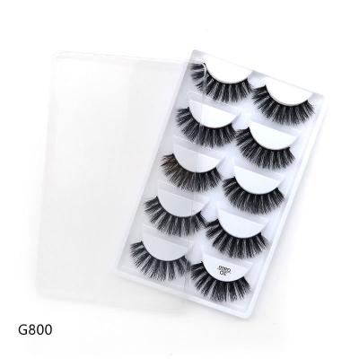 China 2021 new arrival natural long eyelash seller customized boxes lasheswholesale seller strip mink eye lash with custom packing your own logo for sale