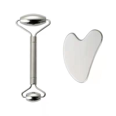 China 304 Special Hot Selling Stainless Steel Amazon Gua Sha Scraper Massage Double Head Stick for sale