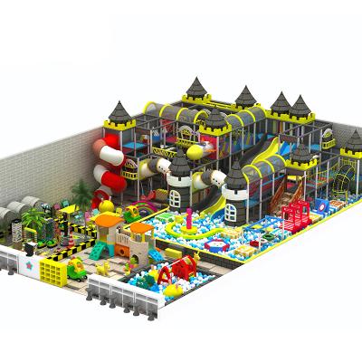 China Galvanized Steel Castle Theme Playground Ideas Kids City Baby Playpen Indoor Playground for sale