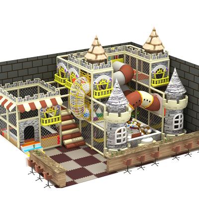 China Hottest Steel Castle Happy Party Playground Galvanized Indoor Exercise Playground Equipment for sale