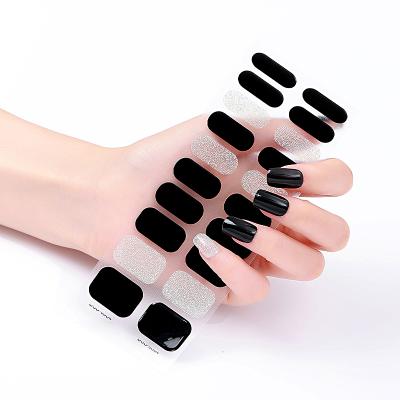 China New Next Korean Wholesale Price Eco-friendly Semicured Gel Nail Sticker for sale