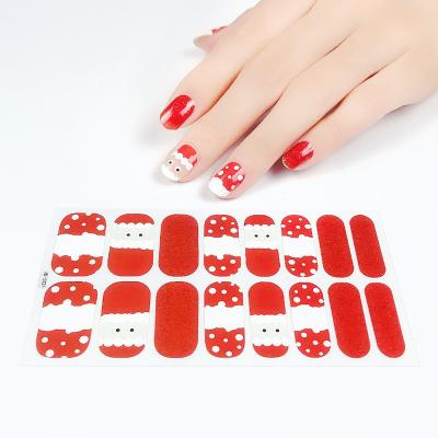 China New Arrival Factory Price Christmas Nail Sticker Eco - Friendly Manufacturer From China for sale