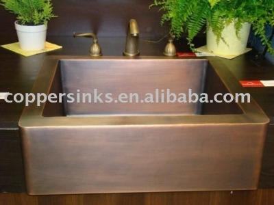 China Kitchen Copper Copper Sink for sale