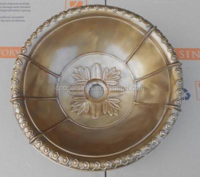 China Bronze Cast Bronze Sink, Round Bathroom sinkCast Bronze Sink, Vessel Basin Sink for sale